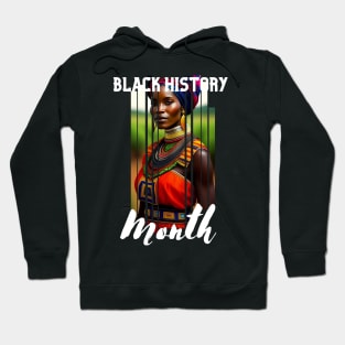 Black history month cute graphic design artwork Hoodie